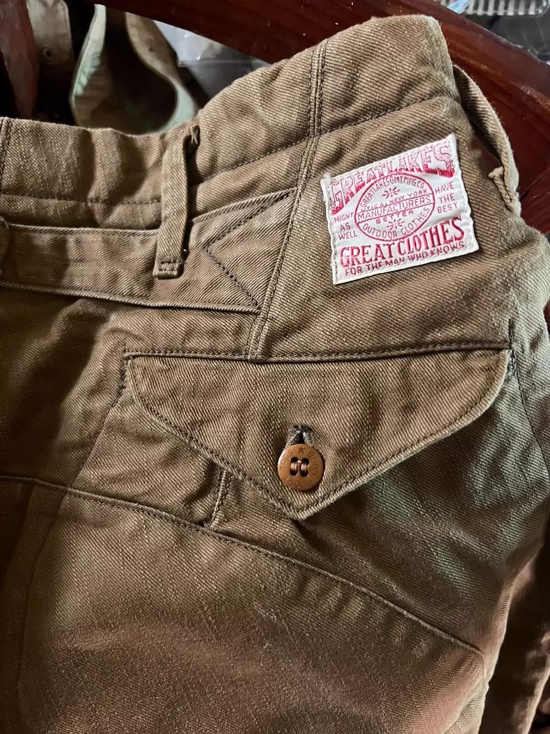 Freewheelers Heavy Duty Breeches in Orange Color Size US 30 / EU 46 - 5 Thumbnail