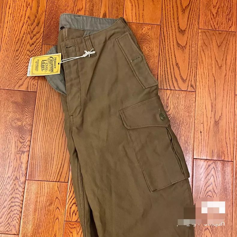 Freewheelers Stylish Cargo Pants in Brown Color Size US 30 / EU 46 - 3 Thumbnail