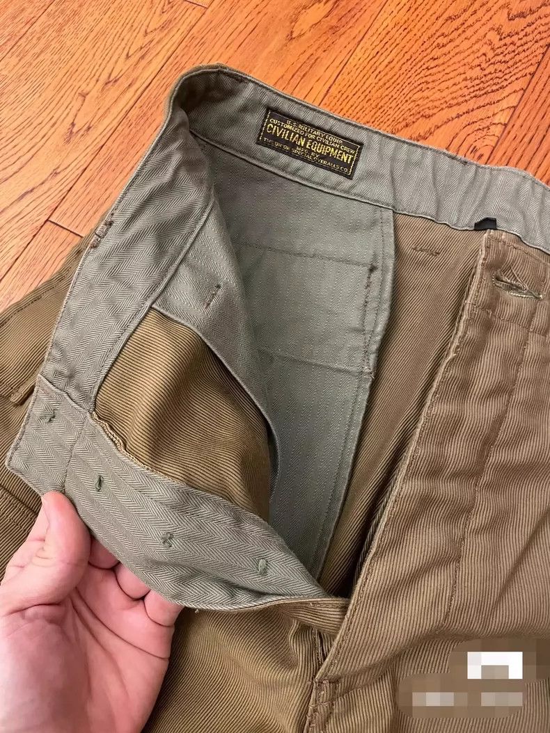 Freewheelers Stylish Cargo Pants in Brown Color Size US 30 / EU 46 - 2 Thumbnail