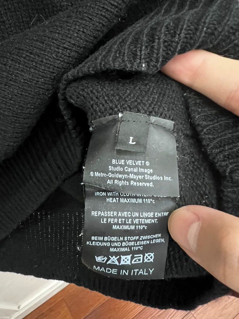 Raf Simons Raf Simons Black Sweater with Graphic Patches Size US L / EU 52-54 / 3 - 6 Thumbnail
