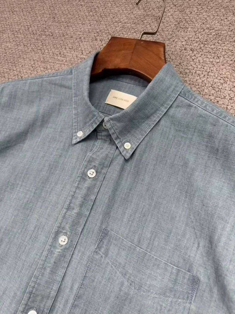 Aime Leon Dore AIME LEON DORE Men's Denim Long Sleeve Shirt Size US XXL / EU 58 / 5 - 5 Thumbnail