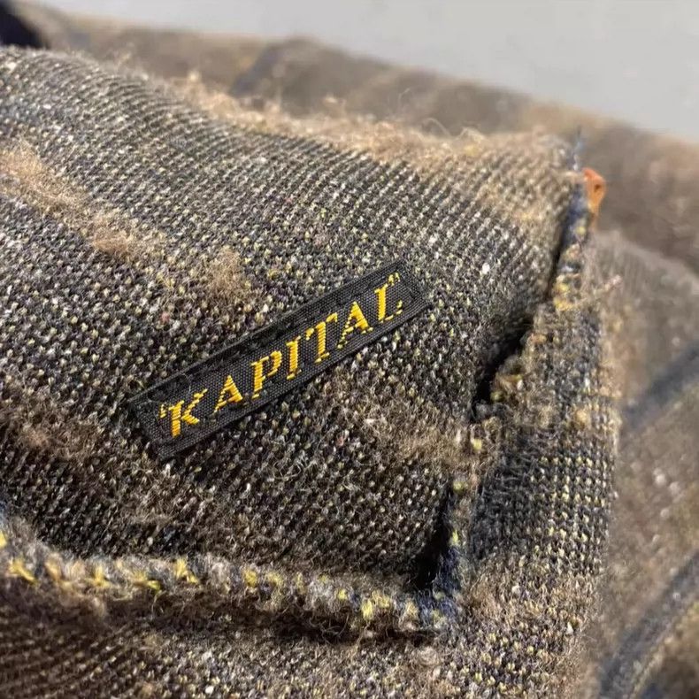 Kapital Vintage Carpet Fabric Retro Jacket with Hood Size US M / EU 48-50 / 2 - 7 Thumbnail