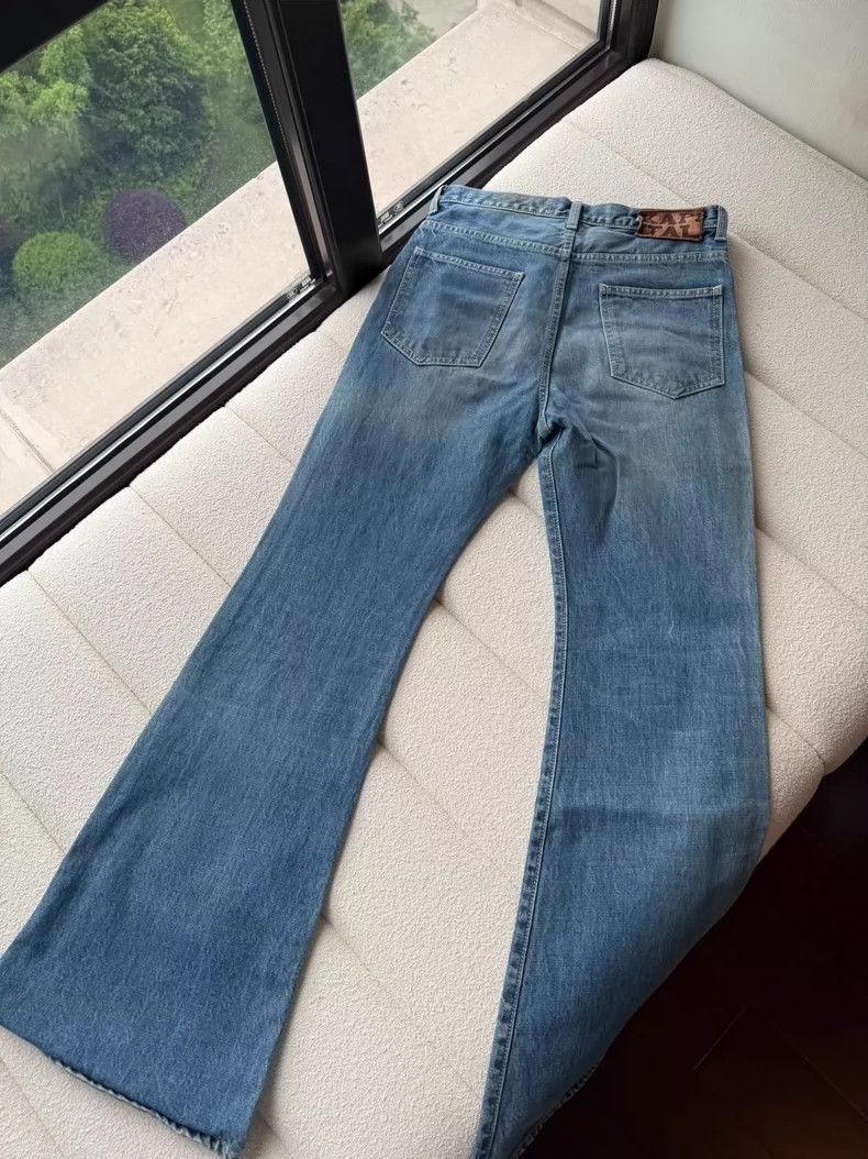 Kapital KAPITAL Blue Flare Leg Jeans for Women Size 26" / US 2 / IT 38 - 4 Thumbnail