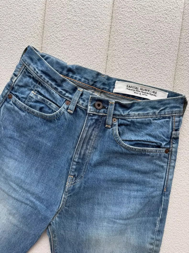 Kapital KAPITAL Blue Flare Leg Jeans for Women Size 26" / US 2 / IT 38 - 6 Thumbnail