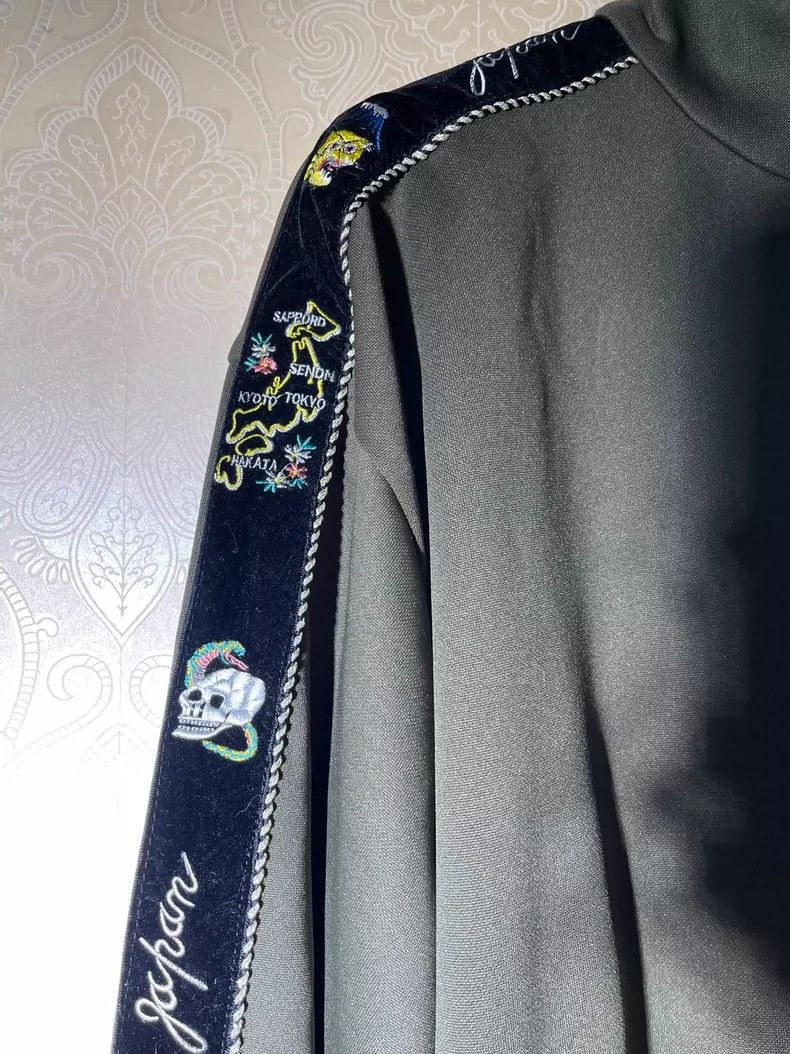 Kapital Dark Green Embroidered School Jacket Size US M / EU 48-50 / 2 - 3 Thumbnail