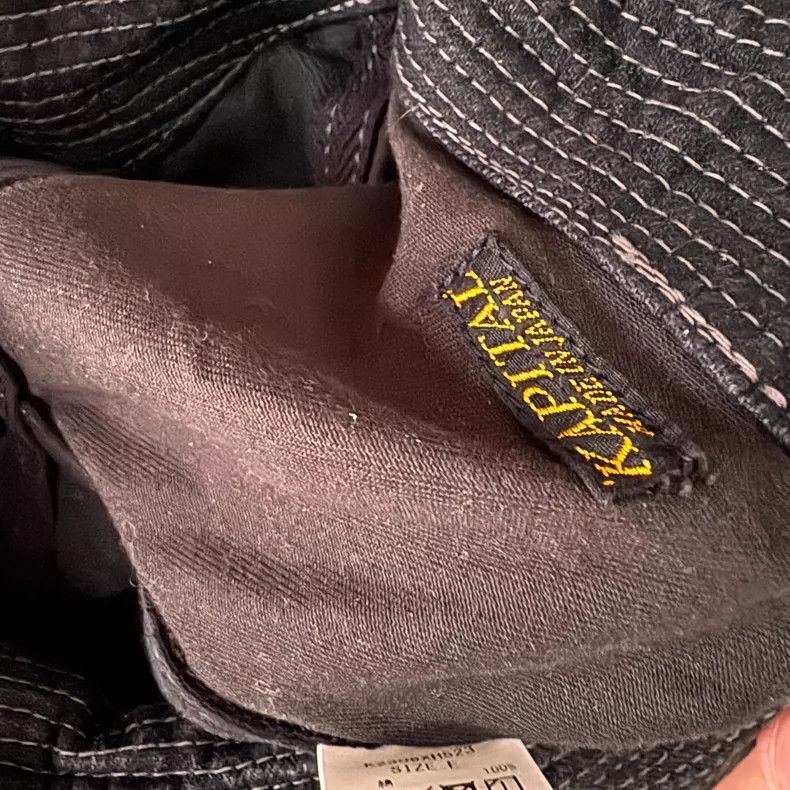 Kapital Black Bucket Hat for Casual Wear Size ONE SIZE - 4 Thumbnail