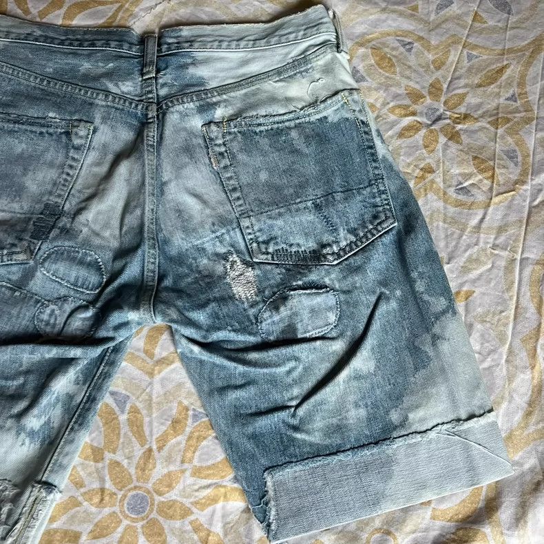 Kapital Kapital Distressed Denim Shorts Size 34 Size US 34 / EU 50 - 7 Thumbnail