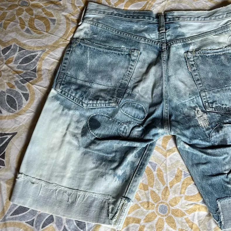 Kapital Kapital Distressed Denim Shorts Size 34 Size US 34 / EU 50 - 6 Thumbnail