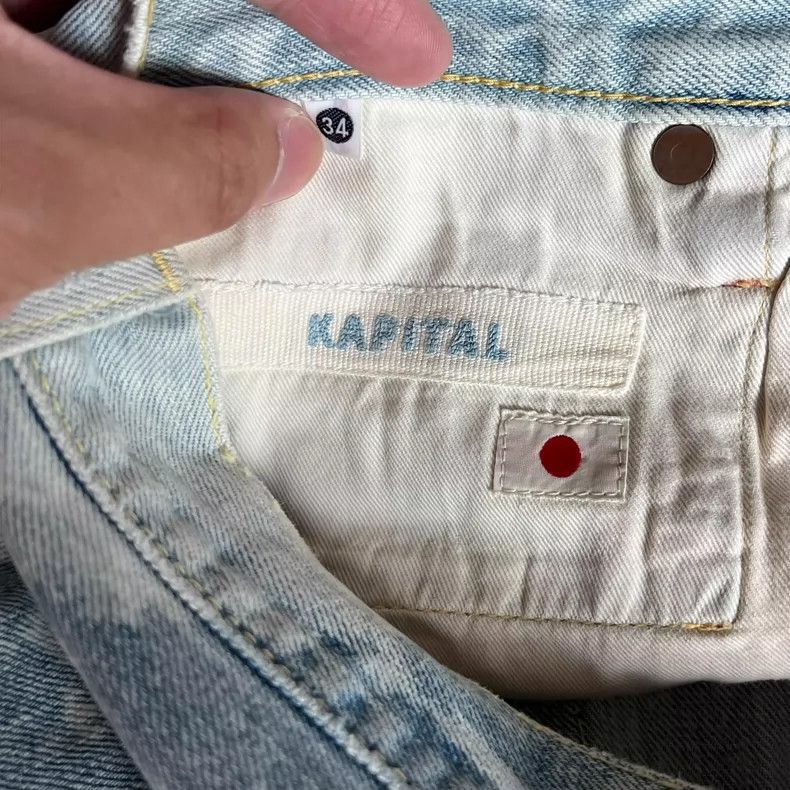 Kapital Kapital Distressed Denim Shorts Size 34 Size US 34 / EU 50 - 4 Thumbnail
