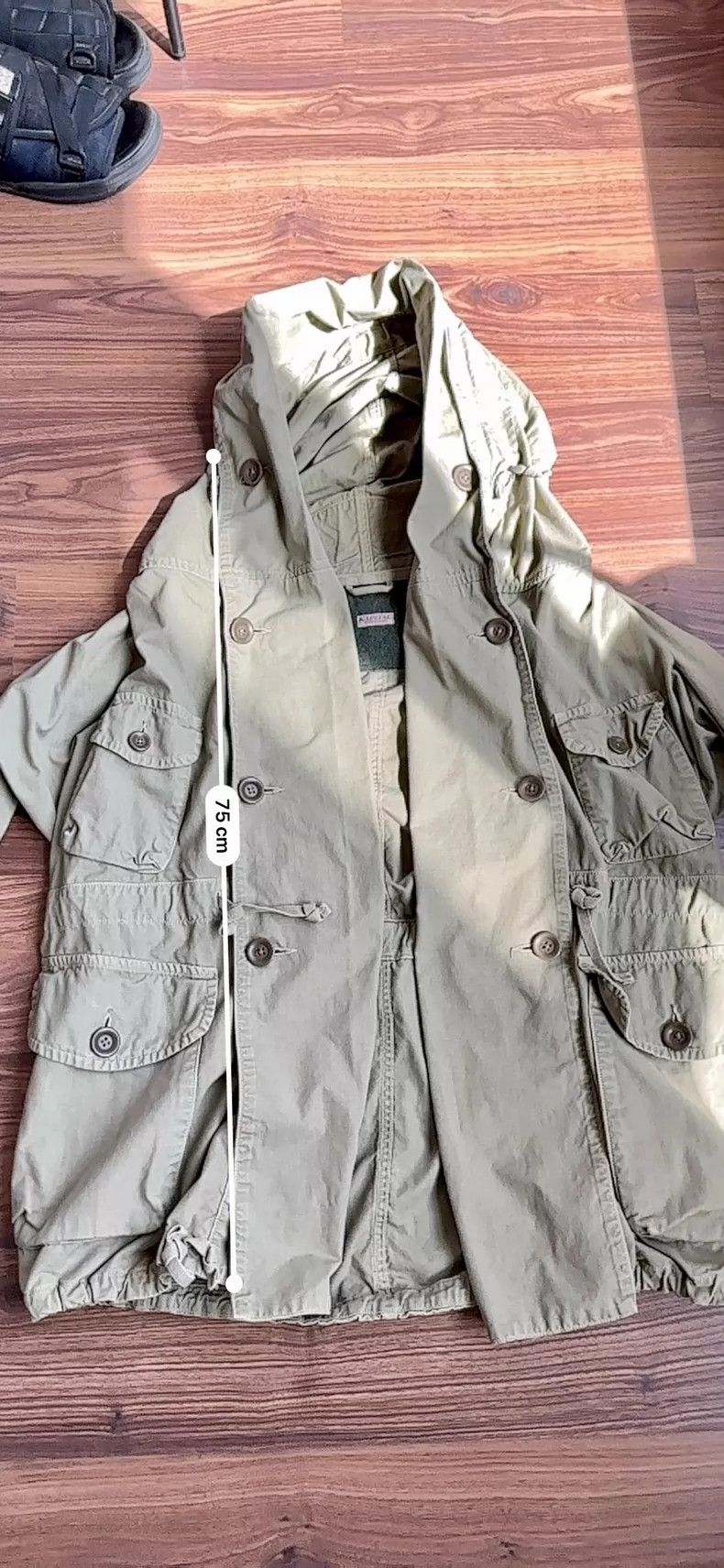 Kapital Kapital Ripstop Ring Coat in Light Green Size US S / EU 44-46 / 1 - 6 Thumbnail