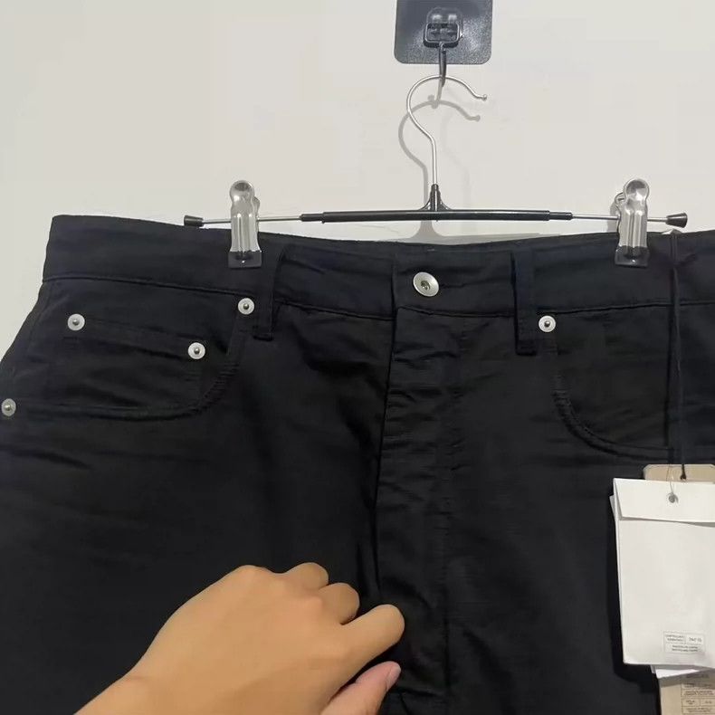 Rick Owens Rick Owens Black Denim Pants 30 Size Size US 30 / EU 46 - 2 Thumbnail