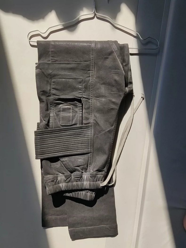 Rick Owens Drkshdw Rick Owens Drkshdw Black Coated Nylon Pants Size US 26 / EU 42 - 3 Thumbnail