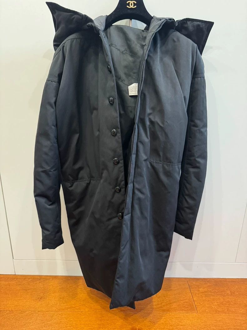 Rick Owens Rick Owens Down Jacket with Convertible Hood Size US S / EU 44-46 / 1 - 6 Thumbnail