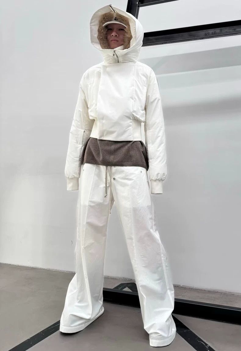 Rick Owens Rick Owens Down Jacket with Convertible Hood Size US S / EU 44-46 / 1 - 8 Thumbnail