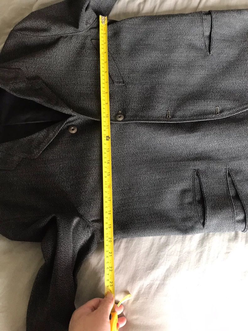 Freewheelers Vintage Gray Black Wool Blazer Suit Jacket Size US M / EU 48-50 / 2 - 5 Thumbnail