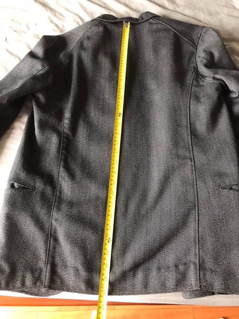 Freewheelers Vintage Gray Black Wool Blazer Suit Jacket Size US M / EU 48-50 / 2 - 8 Thumbnail