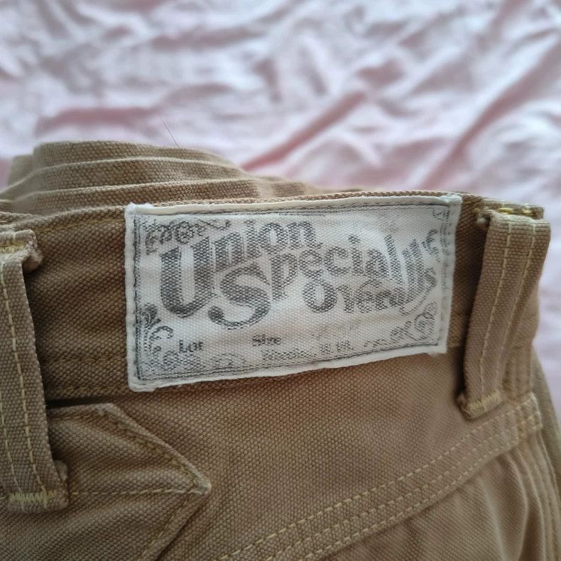 Freewheelers Beige Canvas Cargo Pants with Modification Size US 38 / EU 54 - 7 Thumbnail
