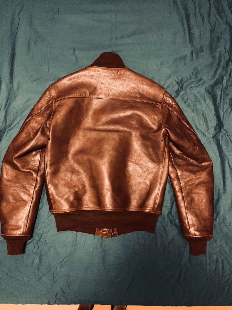 Freewheelers Freewheelers A-1 Leather Flight Jacket Tatanka Brown Size US M / EU 48-50 / 2 - 2 Thumbnail