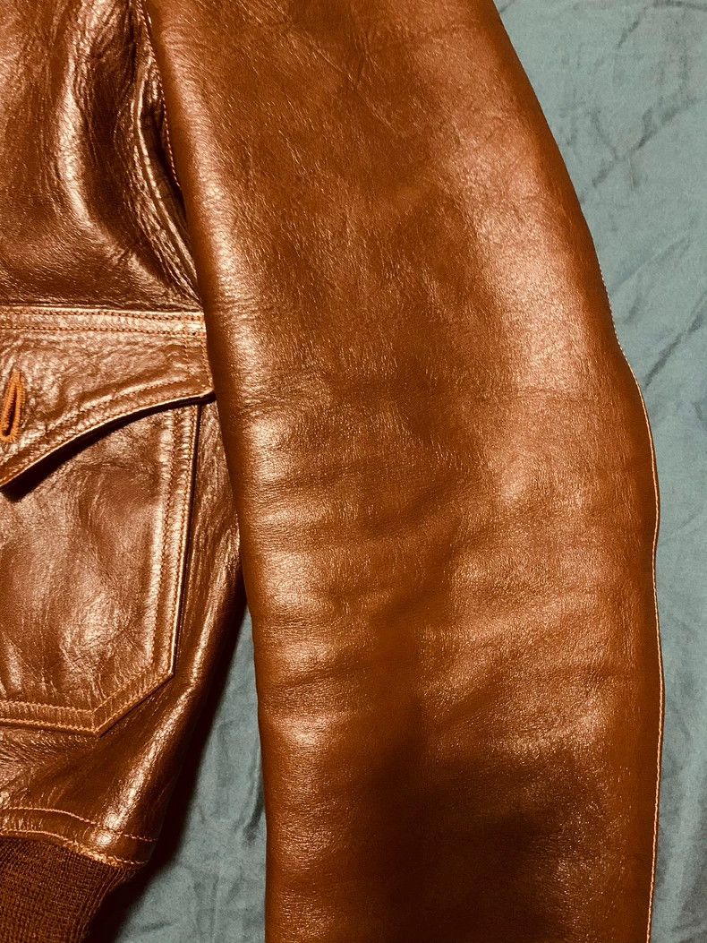 Freewheelers Freewheelers A-1 Leather Flight Jacket Tatanka Brown Size US M / EU 48-50 / 2 - 5 Thumbnail
