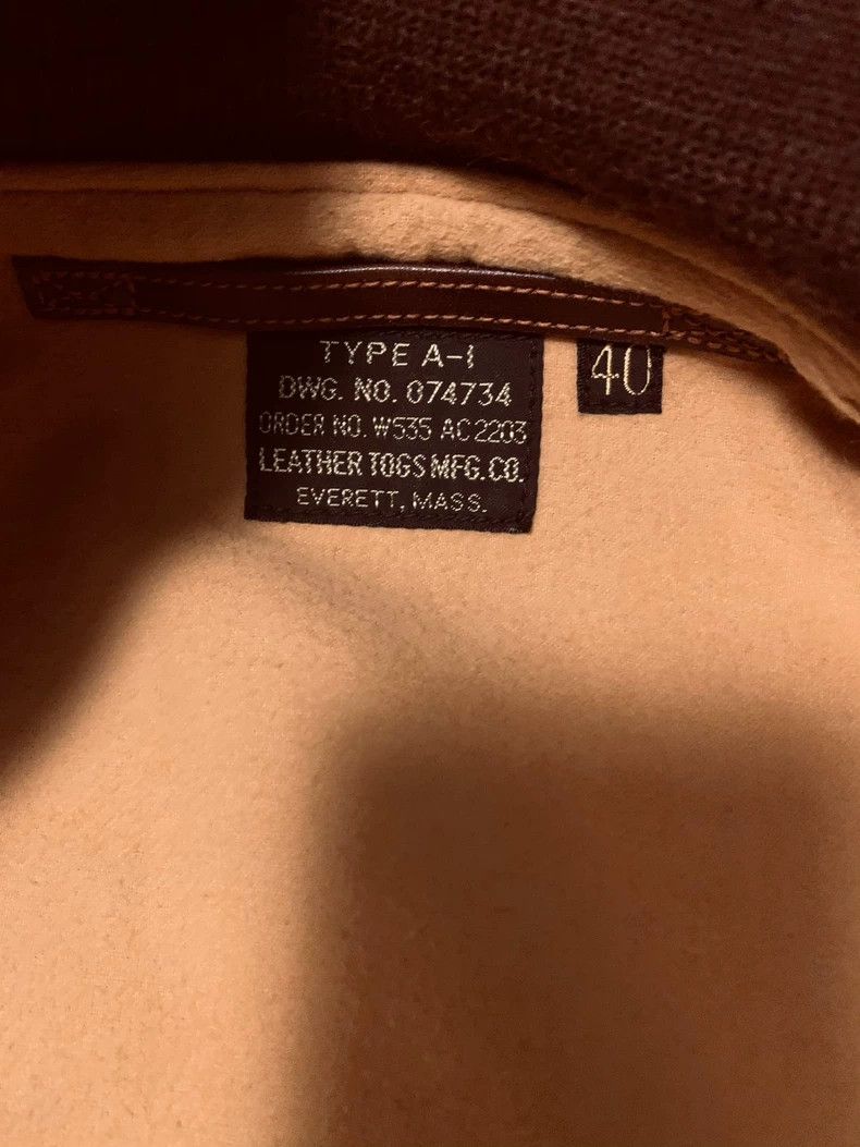 Freewheelers Freewheelers A-1 Leather Flight Jacket Tatanka Brown Size US M / EU 48-50 / 2 - 9 Thumbnail