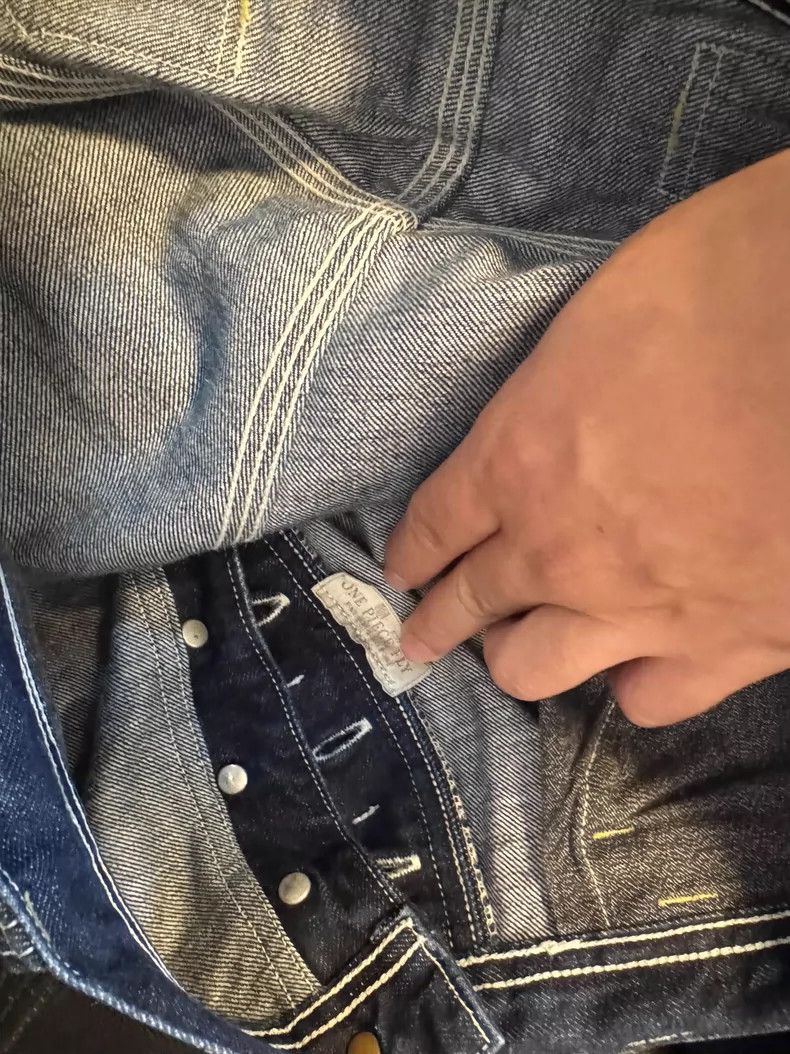 Freewheelers Freewheelers Denim Pants with Patchwork Details Size US 32 / EU 48 - 7 Thumbnail