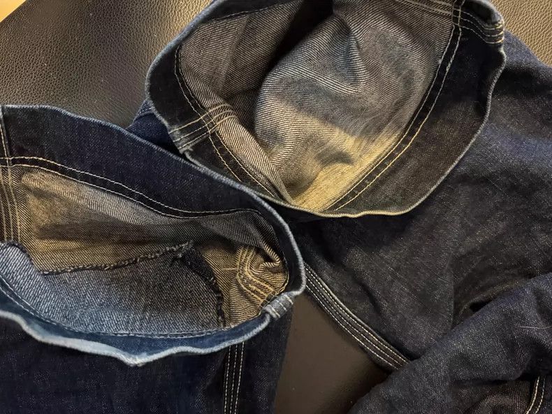 Freewheelers Freewheelers Denim Pants with Patchwork Details Size US 32 / EU 48 - 4 Thumbnail