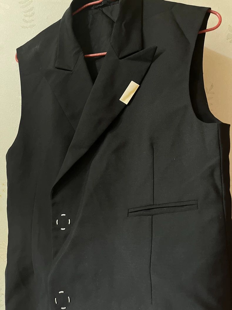 Raf Simons Raf Simons Black Men's Vest Jacket Size US M / EU 48-50 / 2 - 2 Thumbnail