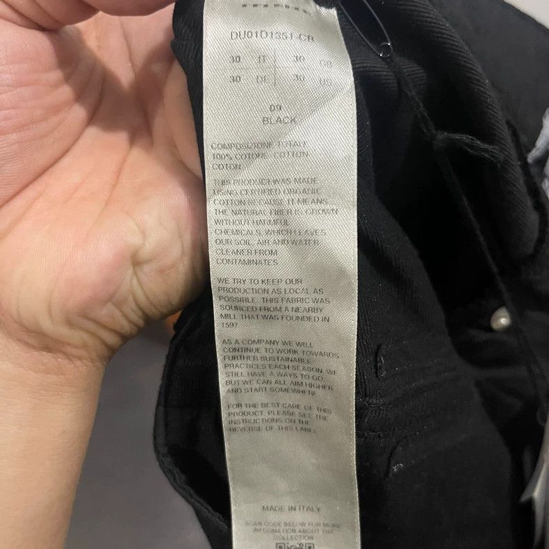Rick Owens Rick Owens Black Denim Pants Size 30 Size US 30 / EU 46 - 5 Thumbnail