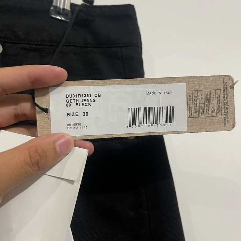 Rick Owens Rick Owens Black Denim Pants Size 30 Size US 30 / EU 46 - 3 Thumbnail