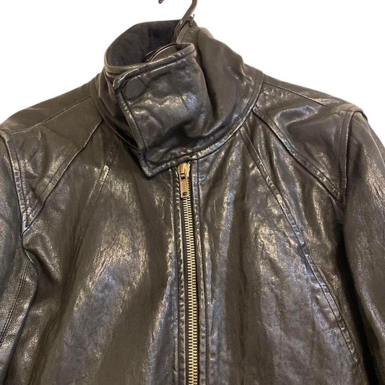 Rick Owens Rick Owens Black Leather Jacket for Sale Size US M / EU 48-50 / 2 - 2 Thumbnail