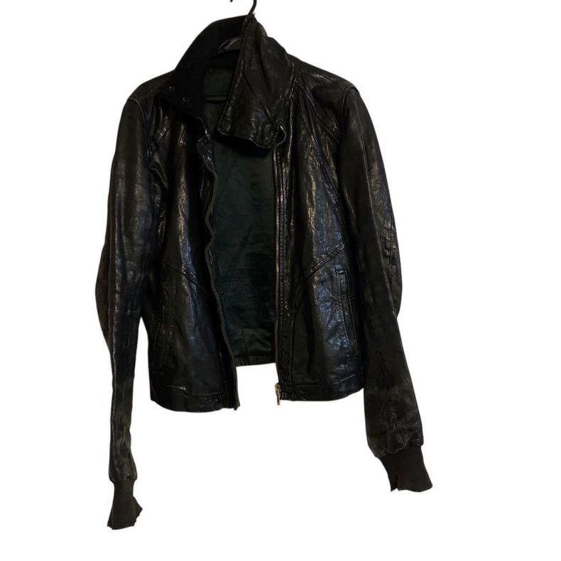 Rick Owens Rick Owens Black Leather Jacket for Sale Size US M / EU 48-50 / 2 - 4 Thumbnail