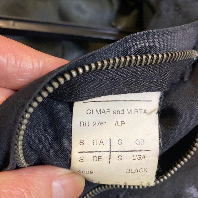 Rick Owens Rick Owens Black Leather Jacket for Sale Size US M / EU 48-50 / 2 - 3 Thumbnail
