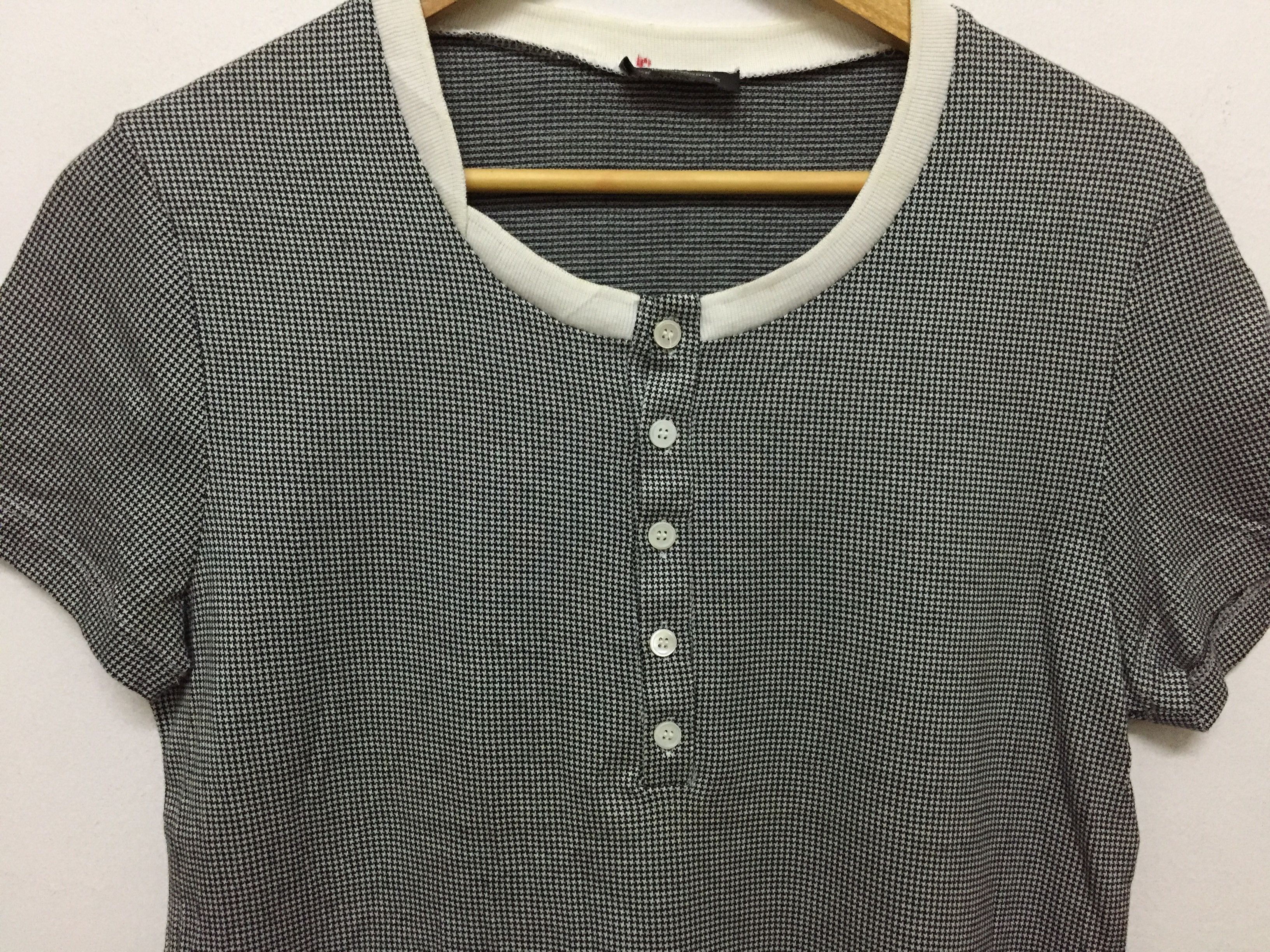 Kris Van Assche checkerboard button tee Size US S / EU 44-46 / 1 - 3 Thumbnail