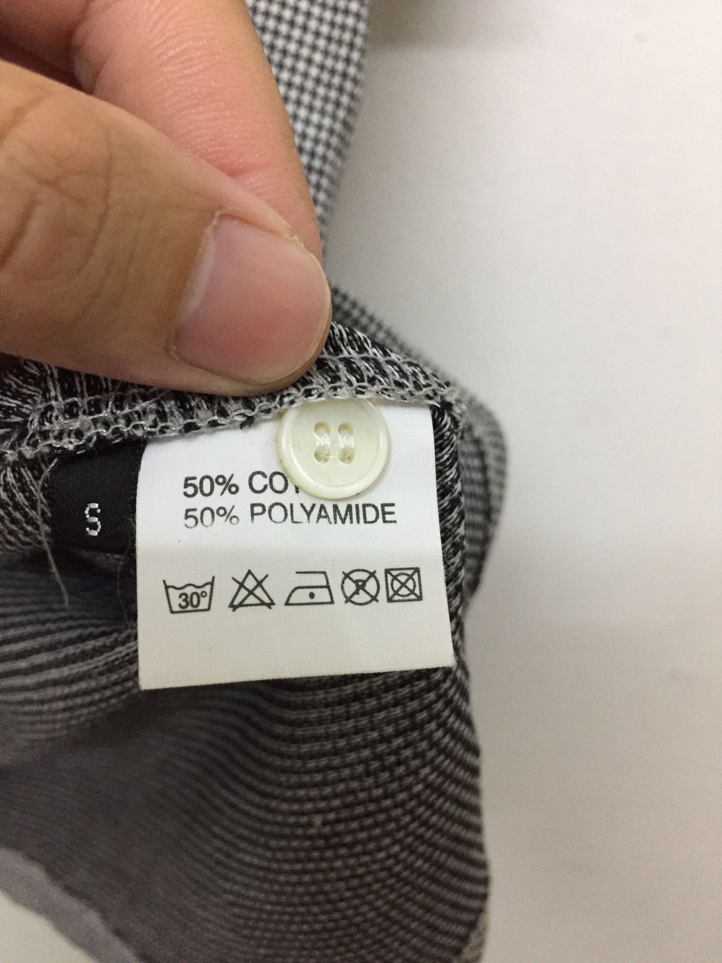 Kris Van Assche checkerboard button tee Size US S / EU 44-46 / 1 - 8 Thumbnail