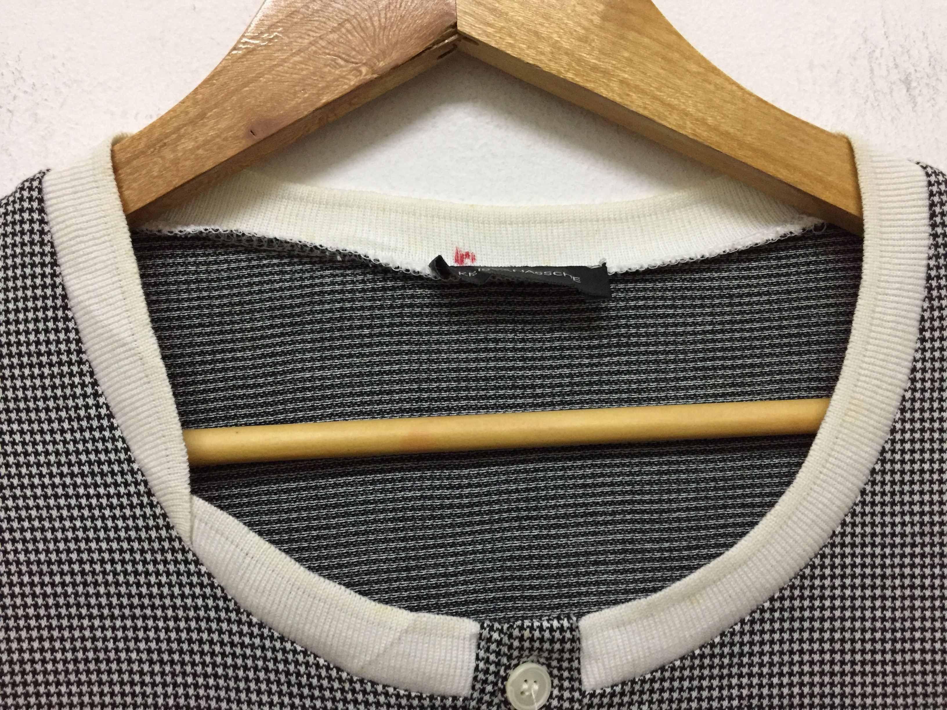 Kris Van Assche checkerboard button tee Size US S / EU 44-46 / 1 - 5 Thumbnail