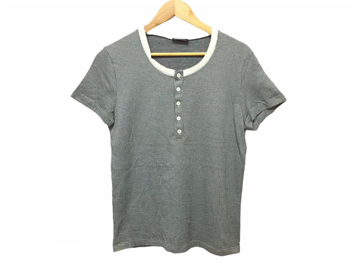 Kris Van Assche checkerboard button tee Size US S / EU 44-46 / 1 - 2 Thumbnail