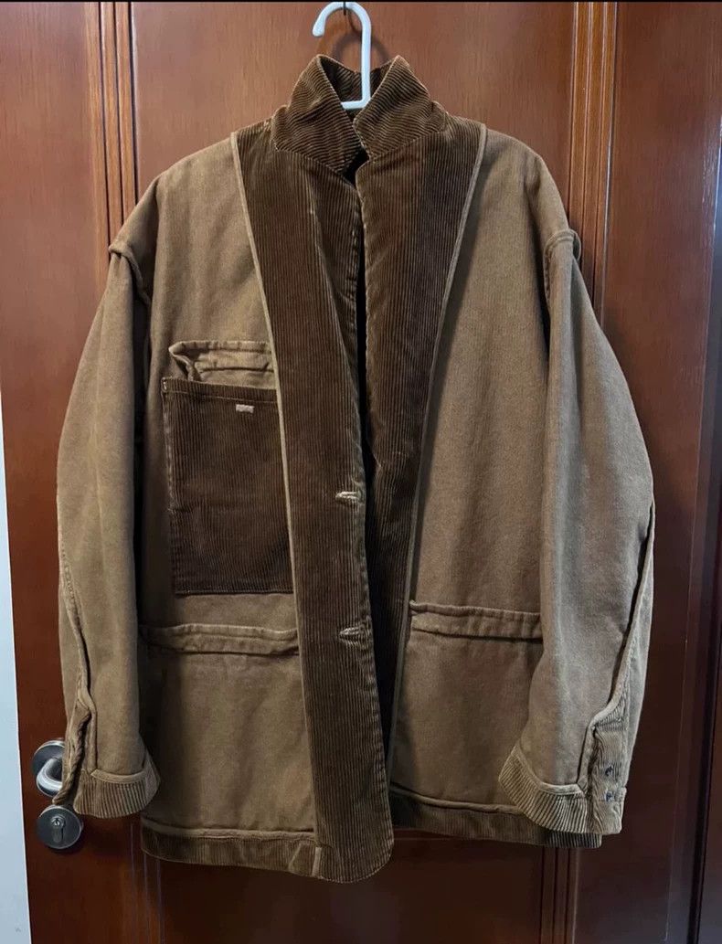 Porter Classic Corduroy Jacket in Brown