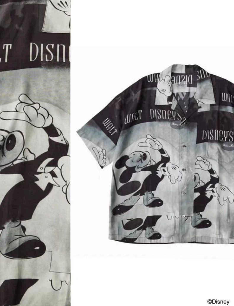 Kapital Disney Mickey Mouse Short Sleeve Shirt Size US L / EU 52-54 / 3 - 5 Thumbnail