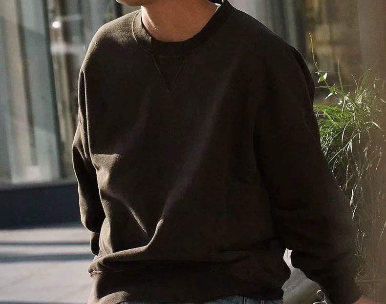 Visvim VISVIM Jumbo Long Sleeve Sweatshirt Dark Mud Size US M / EU 48-50 / 2 - 5 Thumbnail