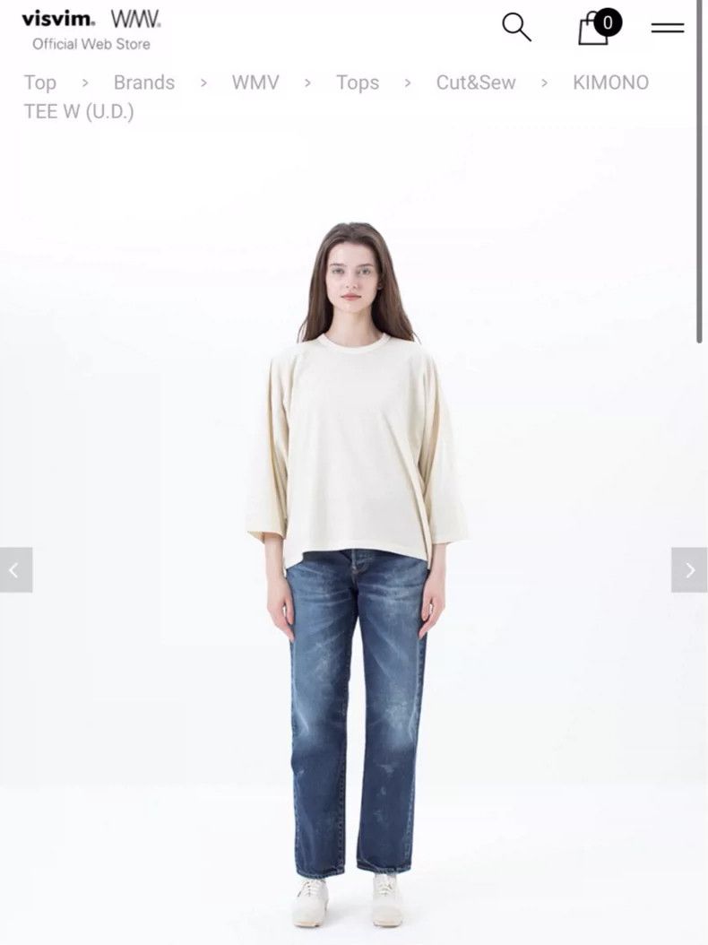 Visvim Visvim Kimono Tee with Unique Dyeing Technique Size US S / EU 44-46 / 1 - 5 Thumbnail