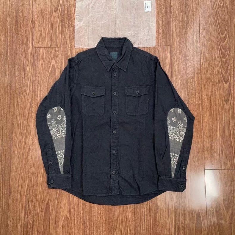 Visvim Visvim Water Droplet Shirt with Floral Print Size US S / EU 44-46 / 1 - 2 Thumbnail
