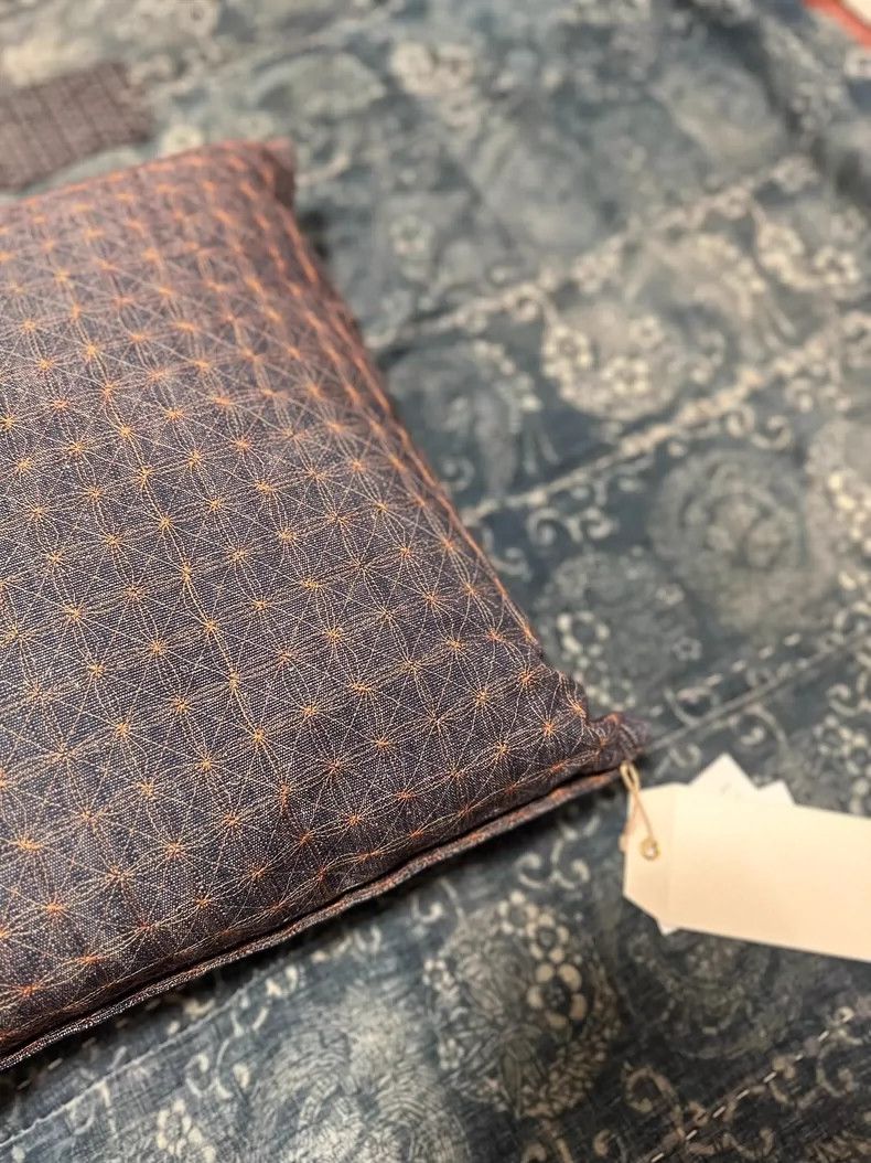Visvim Visvim Indigo Cushion Pillow Decorative Home Accessory Size ONE SIZE - 2 Thumbnail