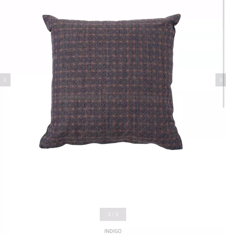 Visvim Visvim Indigo Cushion Pillow Decorative Home Accessory Size ONE SIZE - 3 Thumbnail