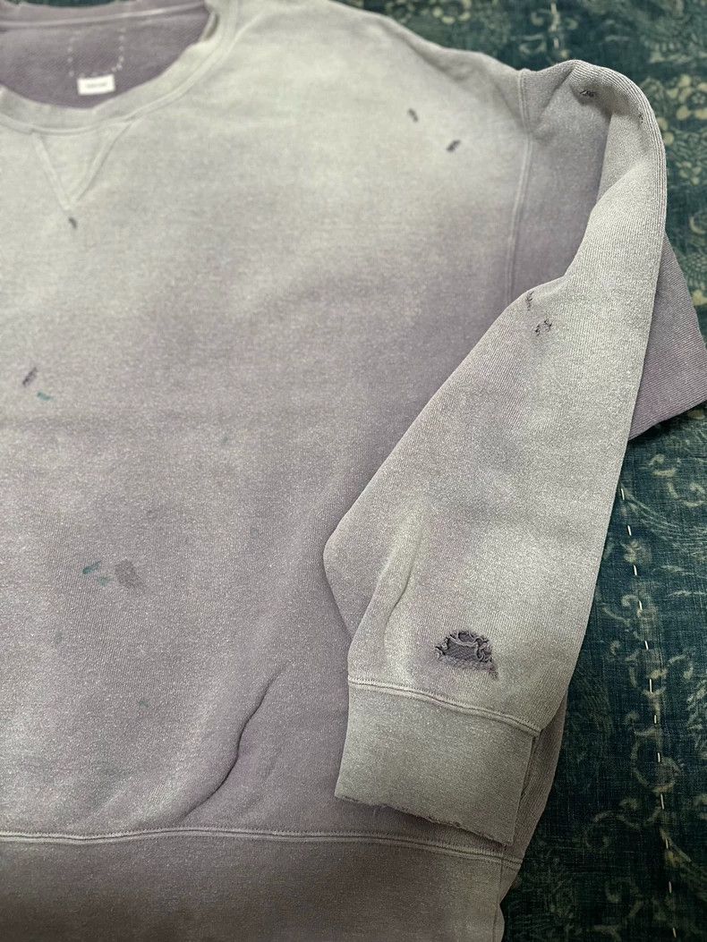 Visvim Visvim Amplus Sweatshirt with Distressed Finish Size US M / EU 48-50 / 2 - 5 Thumbnail