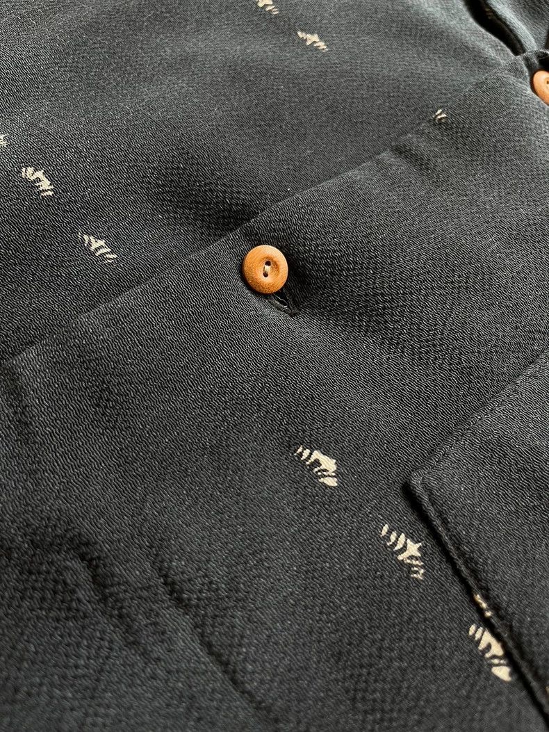 Visvim Visvim Wallis Short Sleeve Shirt in Black Size US S / EU 44-46 / 1 - 6 Thumbnail