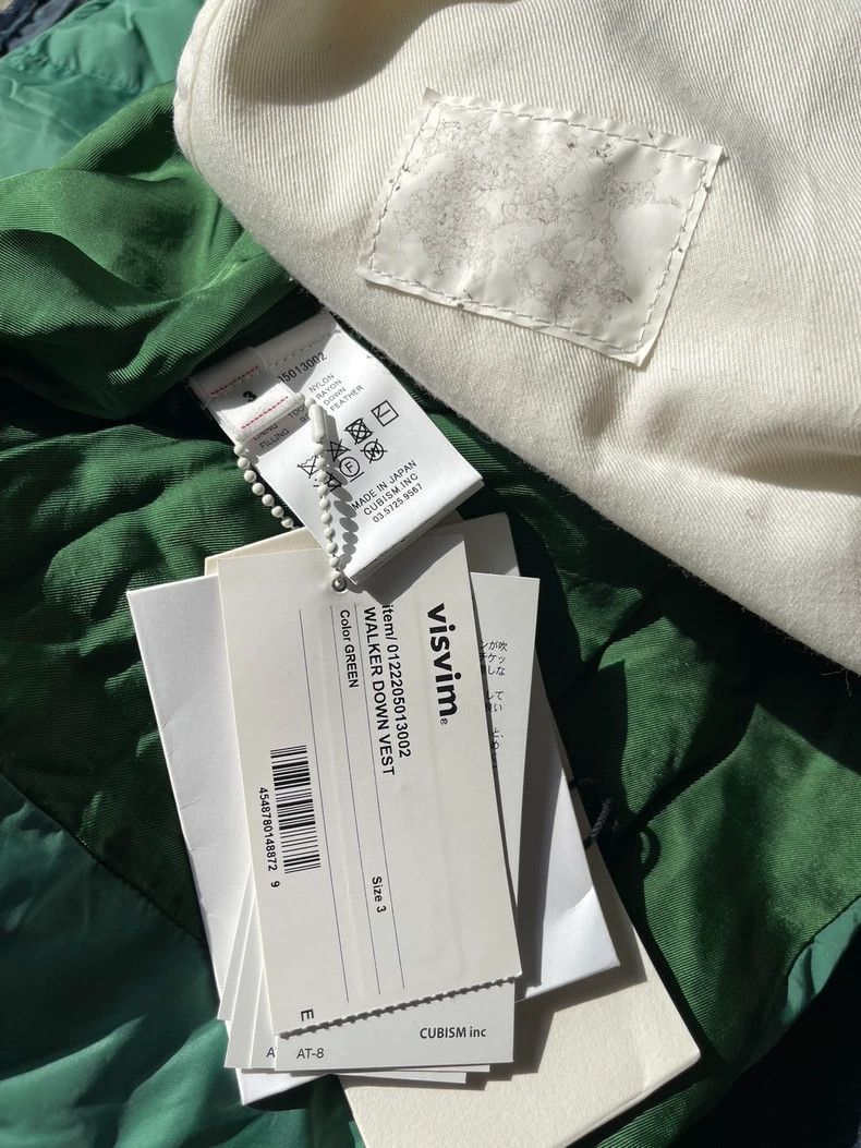 Visvim VISVIM Walker Down Vest in Green Size US M / EU 48-50 / 2 - 7 Thumbnail
