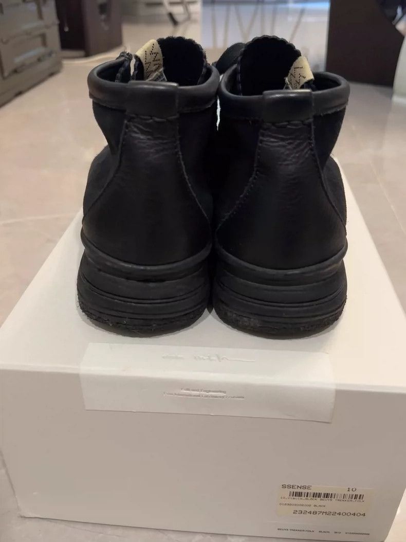 Visvim Visvim Beuys Trekker Folk Black Kangaroo Shoes Size US 10 / EU 43 - 2 Thumbnail
