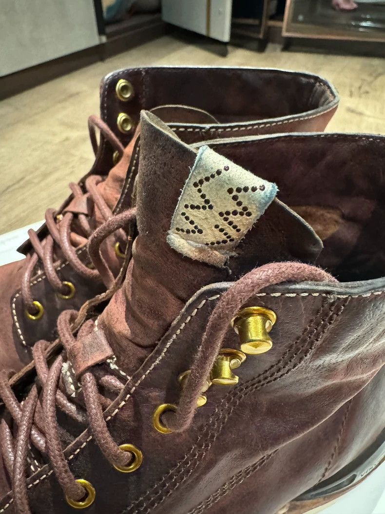 visvim 19ss spot virgil brown boots