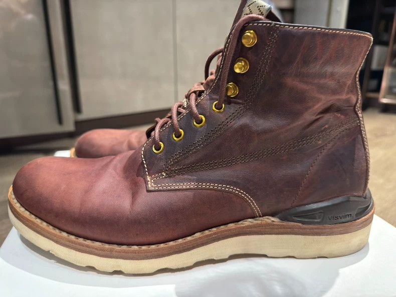 visvim 19ss spot virgil brown boots