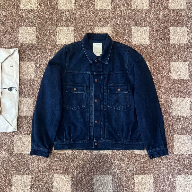 Visvim Visvim Jumbo Spot Jacket in Dark Blue Size US M / EU 48-50 / 2 - 2 Thumbnail